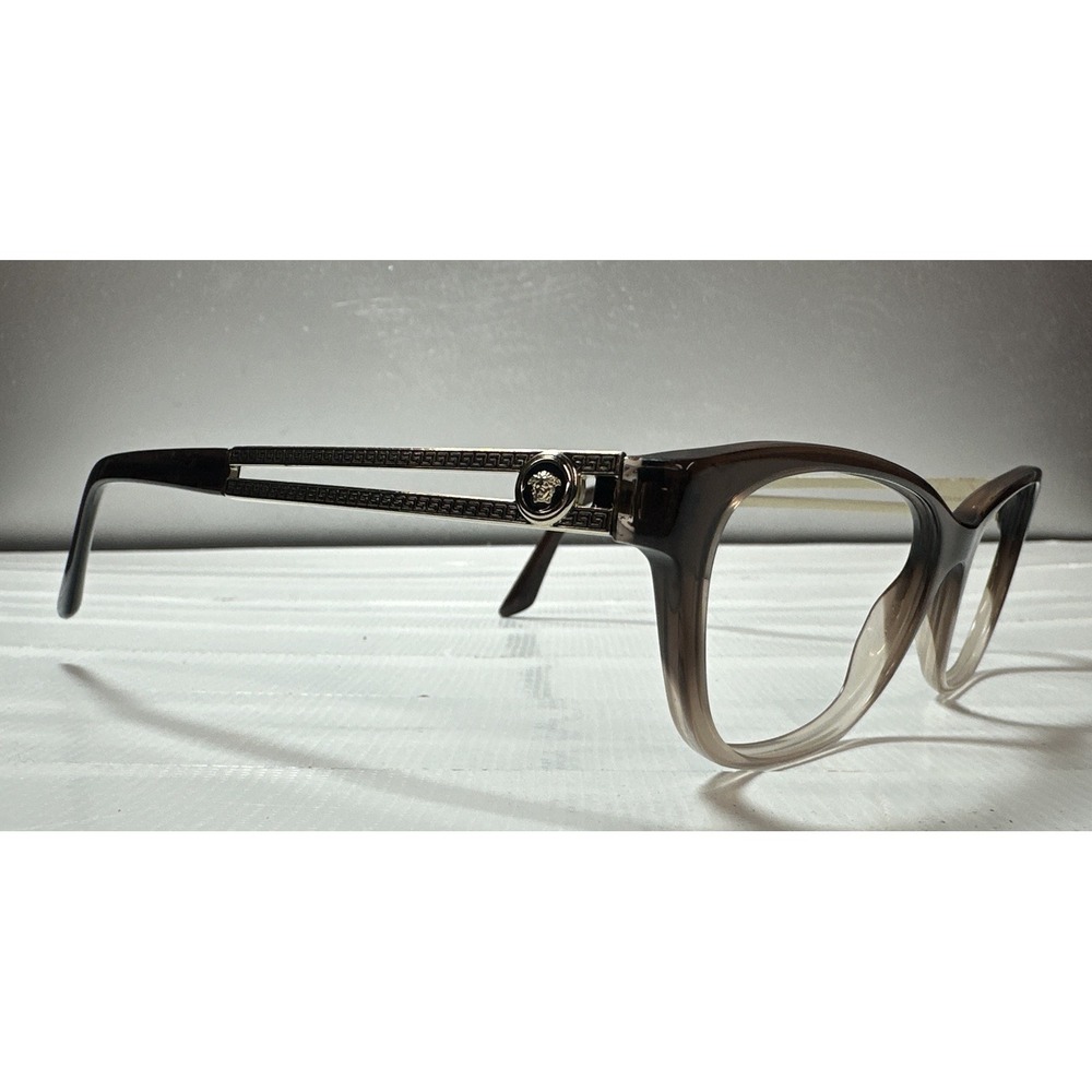 Authentic Versace Glasses Mod. 3220 5165 Brown Gold 54mm Frames Eyeglasses RX